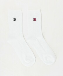 ER（イーアール）の「＜ER＞エンブロイダリーロゴ リブ ソックス/2P（ソックス/靴下）」