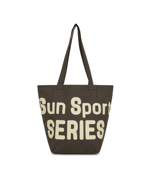 SUNLOVE(サンラブ)の「SSS Cotton Tote(トートバッグ・レディース・ネイビー/イエロー/ブラウン/アイボリー/グレー・FREE)」の4枚目の写真