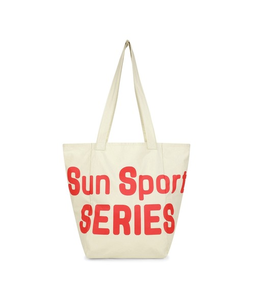 SUNLOVE(サンラブ)の「SSS Cotton Tote(トートバッグ・レディース・ネイビー/イエロー/ブラウン/アイボリー/グレー・FREE)」の2枚目の写真