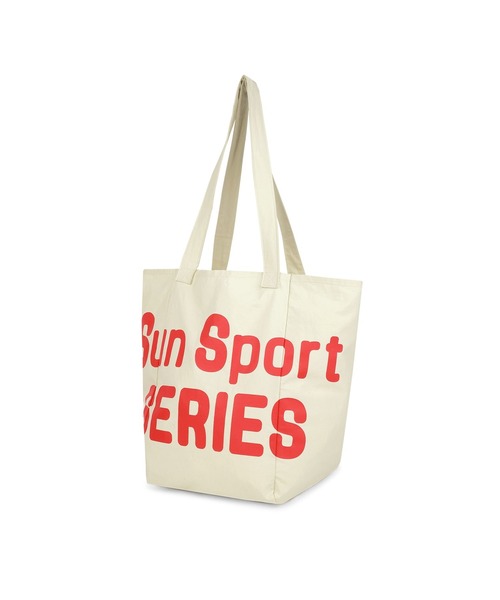 SUNLOVE(サンラブ)の「SSS Cotton Tote(トートバッグ・レディース・ネイビー/イエロー/ブラウン/アイボリー/グレー・FREE)」の6枚目の写真
