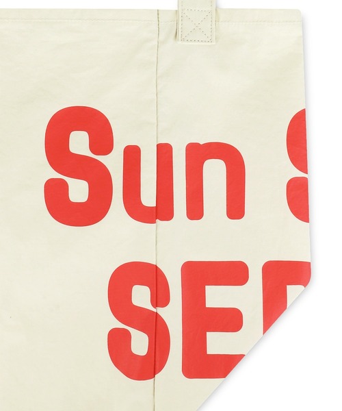 SUNLOVE(サンラブ)の「SSS Cotton Tote(トートバッグ・レディース・ネイビー/イエロー/ブラウン/アイボリー/グレー・FREE)」の8枚目の写真