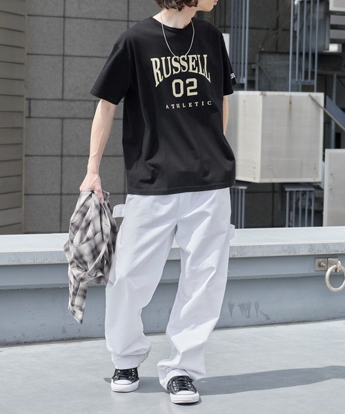 Russell Athletic(ラッセルアスレティック)の「RUSSELL ATHLETIC / ラッセルアスレティック VTG Cotton/Rayon Numbering T Tシャツ 秋 秋服 2026年秋冬(Tシャツ/カットソー・メンズ・ブラック/レッド・M/L/XL)」の8枚目の写真