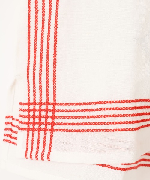 LOWRYS FARM(ローリーズファーム)の「INDIAISシシュウシャツ 637786(シャツ/ブラウス・キッズ・ホワイト・110cm/120cm/130cm/140cm/150cm)」の6枚目の写真