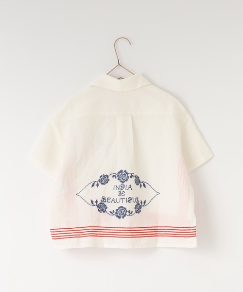 LOWRYS FARM(ローリーズファーム)の「INDIAISシシュウシャツ 637786(シャツ/ブラウス・キッズ・ホワイト・110cm/120cm/130cm/140cm/150cm)」の8枚目の写真