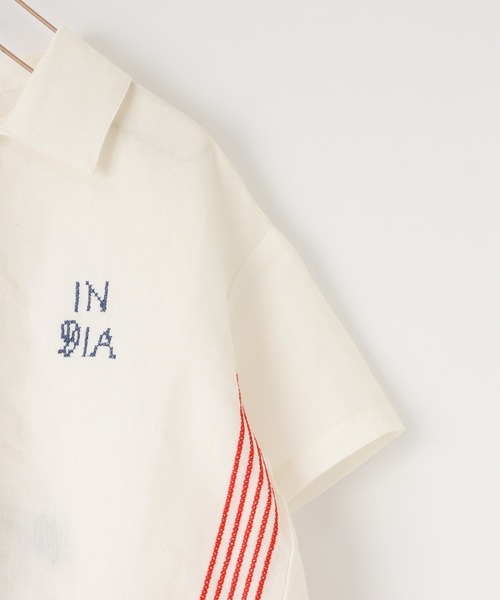 LOWRYS FARM(ローリーズファーム)の「INDIAISシシュウシャツ 637786(シャツ/ブラウス・キッズ・ホワイト・110cm/120cm/130cm/140cm/150cm)」の4枚目の写真