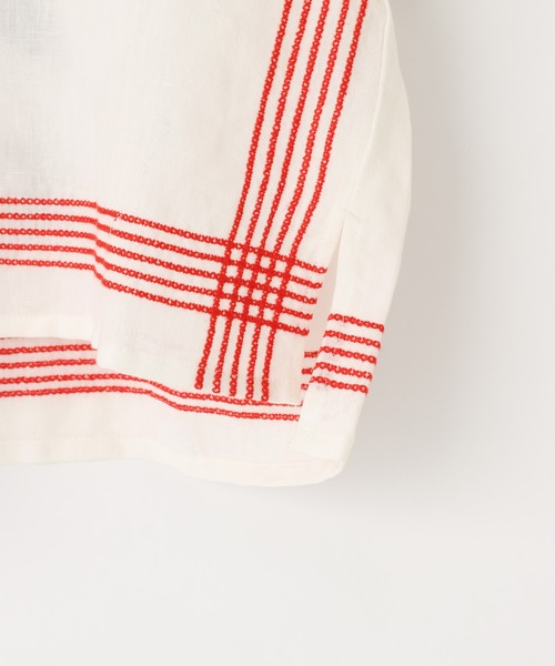LOWRYS FARM(ローリーズファーム)の「INDIAISシシュウシャツ 637786(シャツ/ブラウス・キッズ・ホワイト・110cm/120cm/130cm/140cm/150cm)」の5枚目の写真