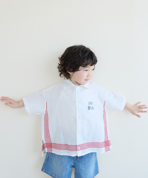 LOWRYS FARM(ローリーズファーム)の「INDIAISシシュウシャツ 637786(シャツ/ブラウス・キッズ・ホワイト・110cm/120cm/130cm/140cm/150cm)」の12枚目の写真