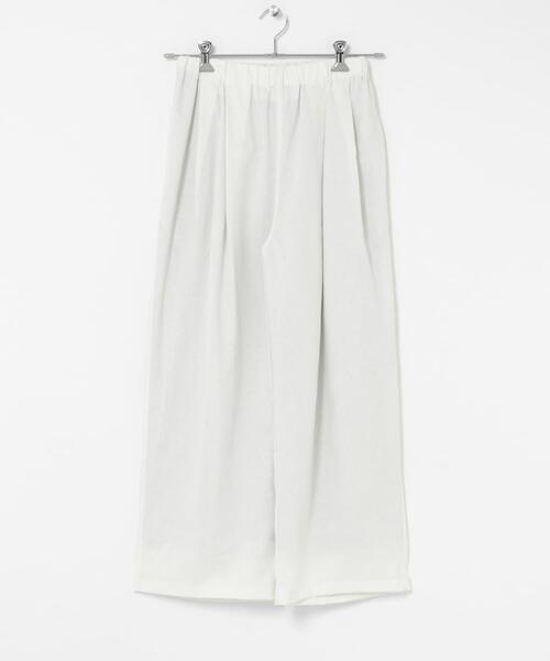 THE GOODLAND MARKET（ザグッドランドマーケット）の「『別注』MIDIUMISOLID×THE GOODLAND MARKET　LINEN easy pants（その他パンツ・レディース・ホワイト/ブラック・FREE）」の17枚目の写真