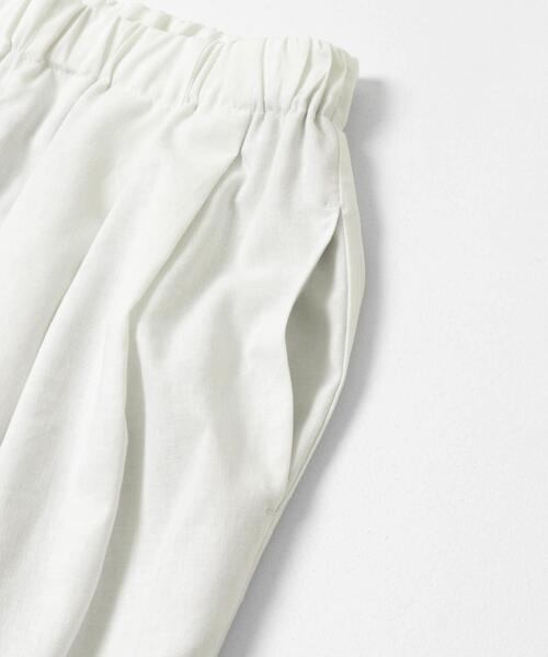 THE GOODLAND MARKET（ザグッドランドマーケット）の「『別注』MIDIUMISOLID×THE GOODLAND MARKET　LINEN easy pants（その他パンツ・レディース・ホワイト/ブラック・FREE）」の15枚目の写真