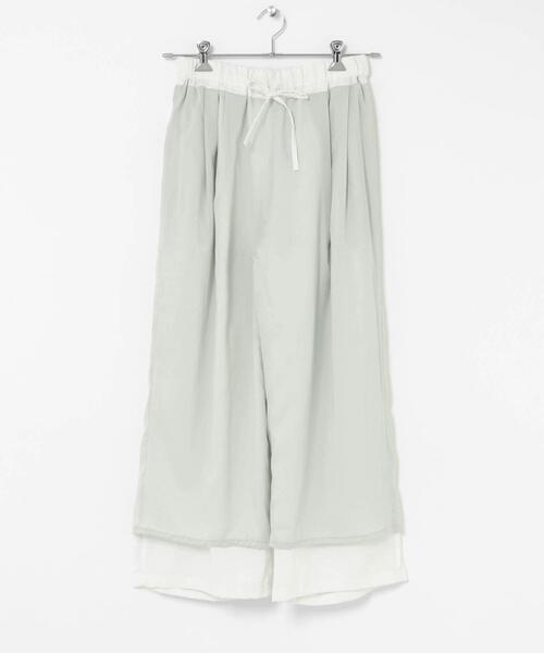 THE GOODLAND MARKET（ザグッドランドマーケット）の「『別注』MIDIUMISOLID×THE GOODLAND MARKET　LINEN easy pants（その他パンツ・レディース・ホワイト/ブラック・FREE）」の13枚目の写真