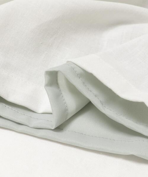THE GOODLAND MARKET（ザグッドランドマーケット）の「『別注』MIDIUMISOLID×THE GOODLAND MARKET　LINEN easy pants（その他パンツ・レディース・ホワイト/ブラック・FREE）」の12枚目の写真