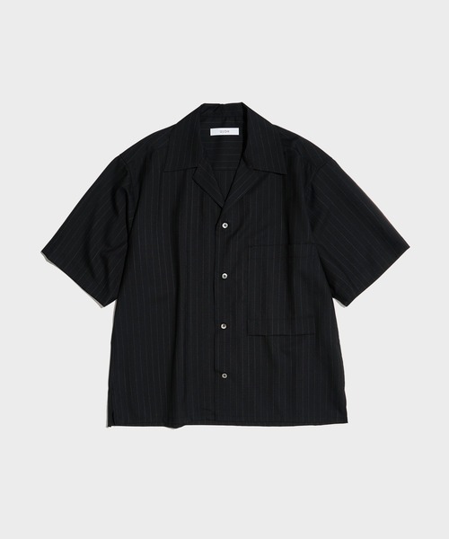 UJOH HOMME / ウジョーオム】別注Wide Set Open Collar BOX Shirt