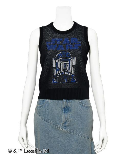 FURFUR(ファーファー)の「【STAR WARS(TM)】ジャガードニットベスト(ベスト・レディース・ホワイト/グレー/ブラック・F)」の8枚目の写真
