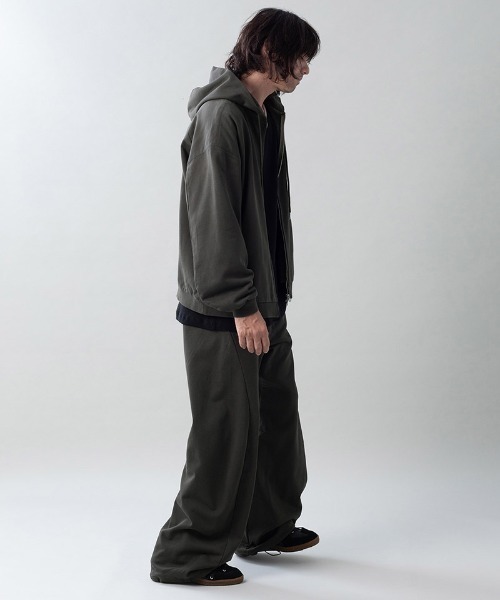 EGO TRIPPING（エゴトリッピング）の「mpa4136- MOLD-SWEATPARKA ジップパーカー(666702)（パーカー・メンズ・チャコール/杢グレー/ブラック・46/48）」の13枚目の写真