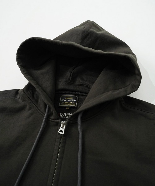 EGO TRIPPING（エゴトリッピング）の「mpa4136- MOLD-SWEATPARKA ジップパーカー(666702)（パーカー・メンズ・チャコール/杢グレー/ブラック・46/48）」の20枚目の写真
