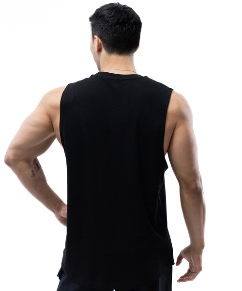 PHYSICAL GARMENTS（フィジカルガーメンツ）の「P2424 コットンメッシュゴリラデイリータンクトップ [3カラー]（Tシャツ/カットソー・メンズ・ネイビー/ホワイト/ブラック・LARGE/MEDIUM/X-LARGE/XX-LARGE）」の6枚目の写真