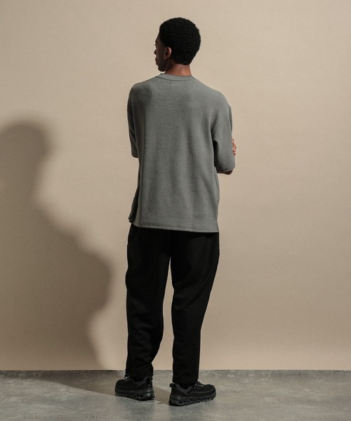 NUMERALS（ヌメラルズ）の「[NUMERALS]BELTRIP DRAWSTRING PANT（その他パンツ・メンズ・オリーブ/ブラック・MEDIUM/LARGE）」の7枚目の写真