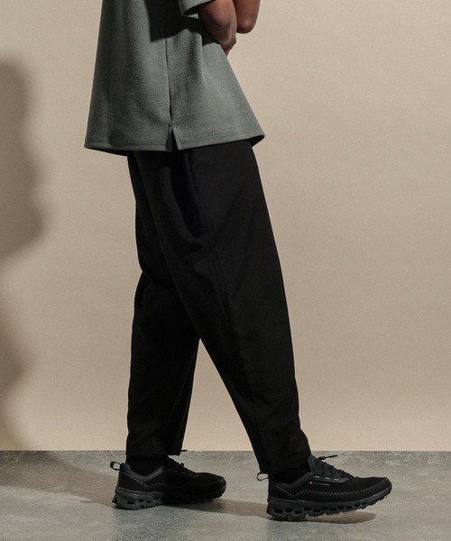 NUMERALS（ヌメラルズ）の「[NUMERALS]BELTRIP DRAWSTRING PANT（その他パンツ・メンズ・オリーブ/ブラック・MEDIUM/LARGE）」の9枚目の写真