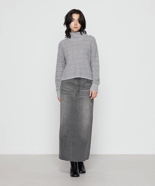 Gabardine K.T(ギャバジンケーティー)の「〔 +サイズ 〕 モヘヤブレンドヤーンセーター(ニット/セーター・レディース・オフホワイト・15号)」の17枚目の写真