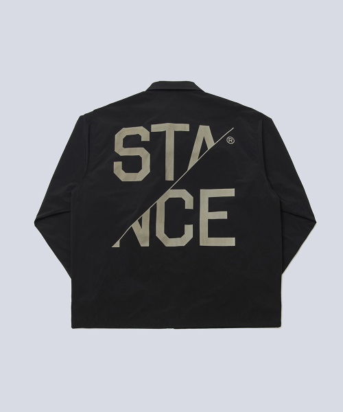 STANCE SEOUL（スタンス・ソウル）の「LOGO COACH JACKET (BLACK)（ナイロンジャケット・レディース・その他・SMALL/MEDIUM/LARGE）」の2枚目の写真