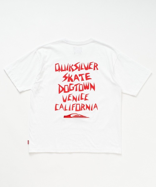 Quiksilver(クイックシルバー)の「<QUIKSILVER X DOGTOWN> メンズ DTQS PG LETTER PRINT ST 半袖コットンTシャツ バックロゴ【2026年夏モデル】(Tシャツ/カットソー・メンズ・ホワイト/ブラック・X-LARGE/MEDIUM/LARGE)」の9枚目の写真