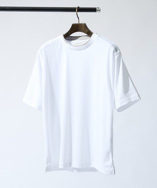 ABAHOUSE GRAY（アバハウスグレイ）の「サカリバ レイヤード 半袖Tシャツ（Tシャツ/カットソー・メンズ・グレイッシュベージュ/ホワイト/ブラウン/ブラック・46/48）」の2枚目の写真