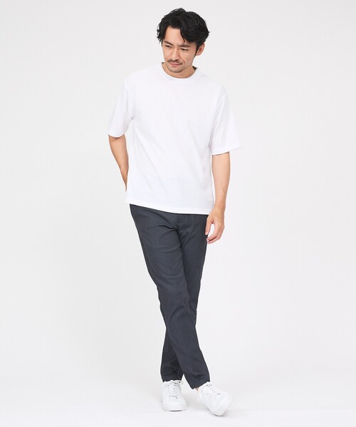 ABAHOUSE GRAY（アバハウスグレイ）の「サカリバ レイヤード 半袖Tシャツ（Tシャツ/カットソー・メンズ・グレイッシュベージュ/ホワイト/ブラウン/ブラック・46/48）」の5枚目の写真