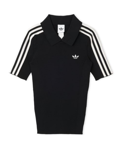adidas(アディダス)の「adidas TECH RIB CALI TEE / アディダス テック リブ カリ Tシャツ(Tシャツ/カットソー・レディース・ブラック・L/M/S)」の4枚目の写真