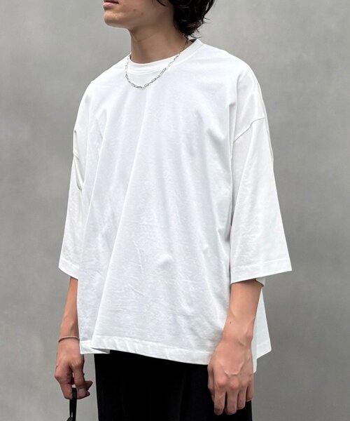 COLONY 2139(コロニートゥーワンスリーナイン)の「接触冷感スーパービッグT(Tシャツ/カットソー・メンズ・ブラック/ピンク/ホワイト・MEDIUM/LARGE)」の2枚目の写真