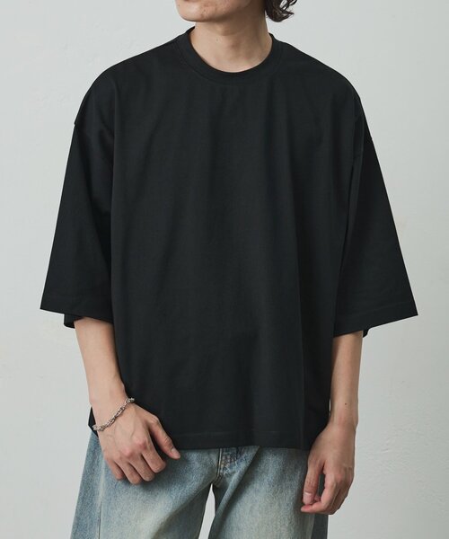 COLONY 2139(コロニートゥーワンスリーナイン)の「接触冷感スーパービッグT(Tシャツ/カットソー・メンズ・ブラック/ピンク/ホワイト・MEDIUM/LARGE)」の3枚目の写真