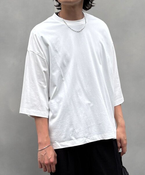 COLONY 2139(コロニートゥーワンスリーナイン)の「接触冷感スーパービッグT(Tシャツ/カットソー・メンズ・ブラック/ピンク/ホワイト・MEDIUM/LARGE)」の5枚目の写真
