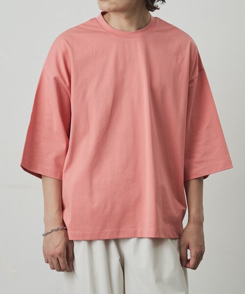 COLONY 2139(コロニートゥーワンスリーナイン)の「接触冷感スーパービッグT(Tシャツ/カットソー・メンズ・ブラック/ピンク/ホワイト・MEDIUM/LARGE)」の17枚目の写真