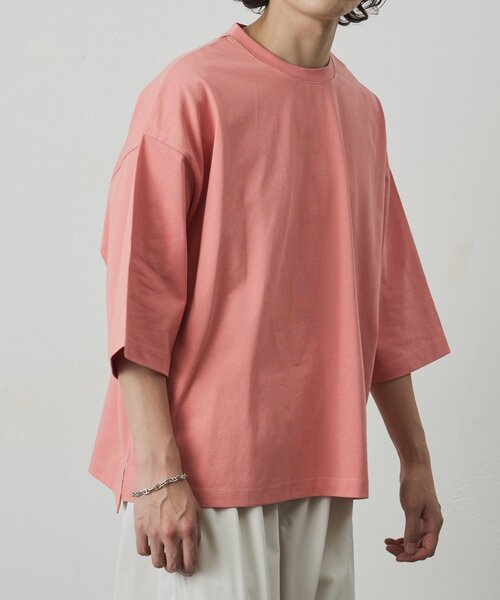 COLONY 2139(コロニートゥーワンスリーナイン)の「接触冷感スーパービッグT(Tシャツ/カットソー・メンズ・ブラック/ピンク/ホワイト・MEDIUM/LARGE)」の20枚目の写真