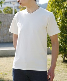 zootie | 汗しみない Vネック Tシャツ［メンズ］(Tシャツ/カットソー)