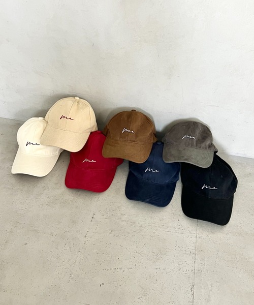 wears(ウェアーズ)の「フロント刺繍ロゴキャップ(キャップ・レディース・アイボリー/ブラウン/グレー/ベージュ/ブラック/レッド/ネイビー・FREE)」の8枚目の写真