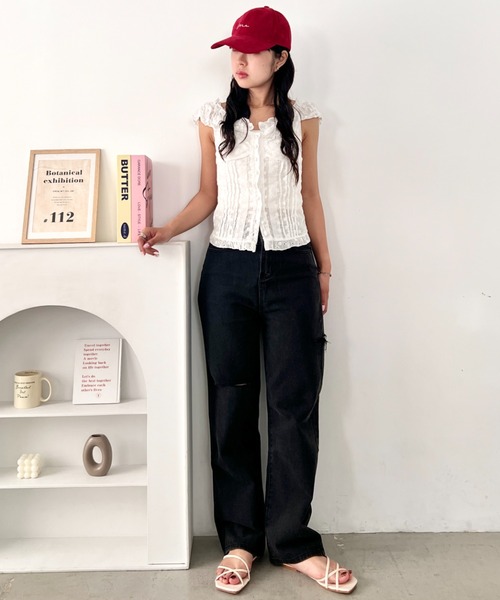 wears(ウェアーズ)の「フロント刺繍ロゴキャップ(キャップ・レディース・アイボリー/ブラウン/グレー/ベージュ/ブラック/レッド/ネイビー・FREE)」の16枚目の写真