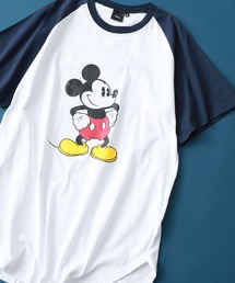 MICKEY MOUSE ミッキー ラグラン T 半袖