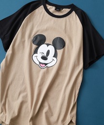 MICKEY MOUSE ミッキー ラグラン T 半袖