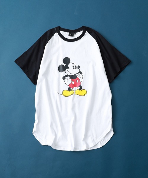 MICKEY MOUSE(ミッキーマウス)の「MICKEY MOUSE ミッキー ラグラン T 半袖(Tシャツ/カットソー・メンズ・ベージュ×ブラック/グレー系1/グレー系/ホワイト系その他/ホワイト系その他2/ホワイト系その他3/ホワイト系その他4/ベージュ系その他・L/XL/M)」の15枚目の写真
