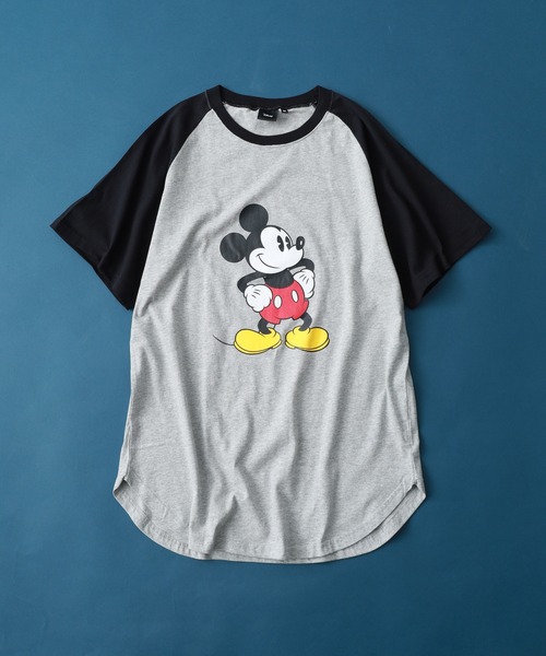 MICKEY MOUSE(ミッキーマウス)の「MICKEY MOUSE ミッキー ラグラン T 半袖(Tシャツ/カットソー・メンズ・ベージュ×ブラック/グレー系1/グレー系/ホワイト系その他/ホワイト系その他2/ホワイト系その他3/ホワイト系その他4/ベージュ系その他・L/XL/M)」の16枚目の写真
