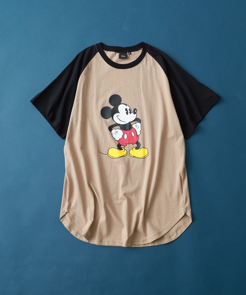 MICKEY MOUSE(ミッキーマウス)の「MICKEY MOUSE ミッキー ラグラン T 半袖(Tシャツ/カットソー・メンズ・ベージュ×ブラック/グレー系1/グレー系/ホワイト系その他/ホワイト系その他2/ホワイト系その他3/ホワイト系その他4/ベージュ系その他・L/XL/M)」の17枚目の写真