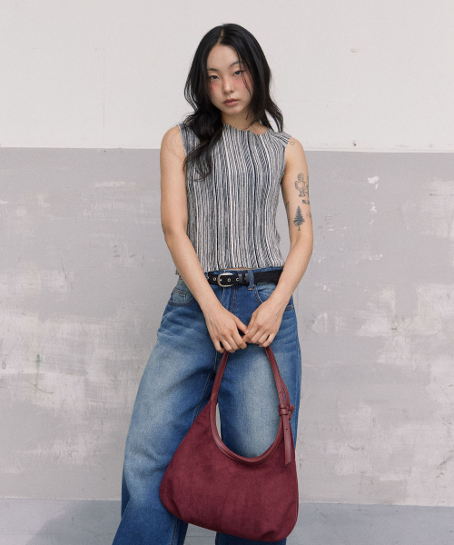HAVEAWHALE(ハブアホエール)の「maro suede bag (BD)(ショルダーバッグ・レディース・その他・FREE)」の6枚目の写真