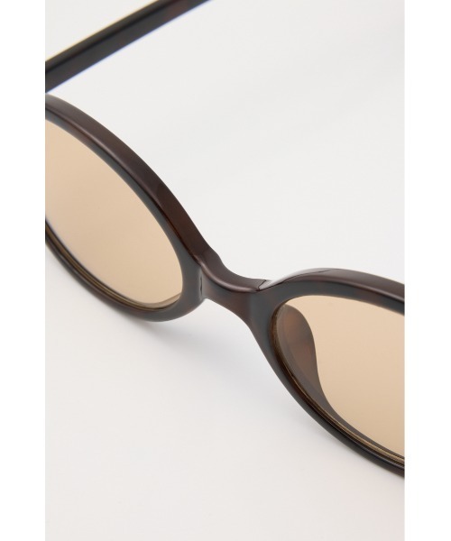 SLY(スライ)の「OVAL EYEWEAR オーバルアイウェア(メガネ・レディース・ブラウン/ブラック・FREE)」の5枚目の写真