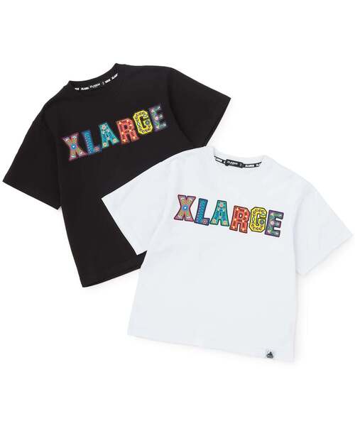XLARGE KIDS（エクストララージキッズ）の「フラワーロゴ半袖Tシャツ（Tシャツ/カットソー・キッズ・ホワイト/ブラック・140cm/130cm/120cm/110cm/100cm/90cm/80ｃｍ）」の8枚目の写真
