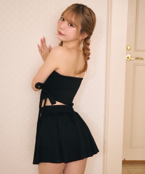 TITTY&CO.(ティティーアンドコー)の「ストーンロゴベアトップスウェットセットアップ(セットアップ・レディース・グレー/ブラック・FREE)」の8枚目の写真