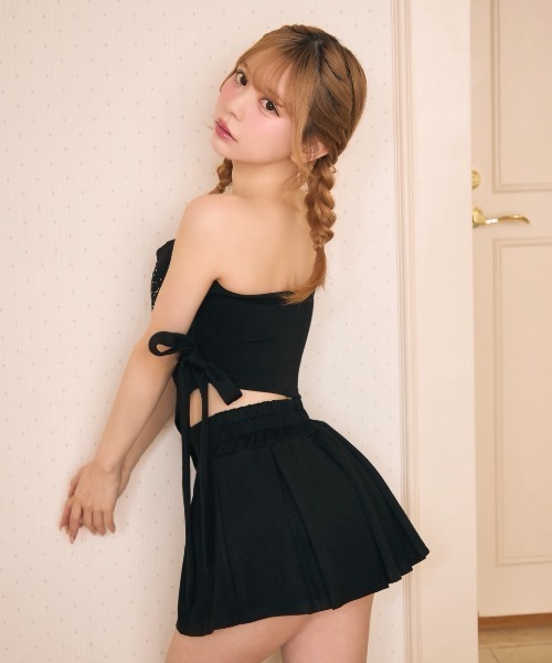 TITTY&CO.(ティティーアンドコー)の「ストーンロゴベアトップスウェットセットアップ(セットアップ・レディース・グレー/ブラック・FREE)」の12枚目の写真