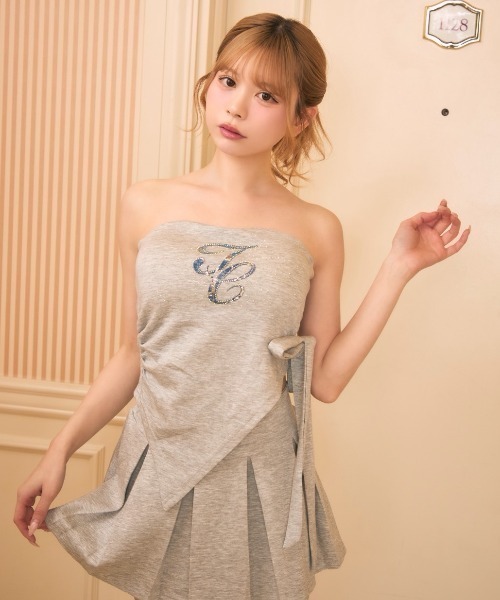 TITTY&CO.(ティティーアンドコー)の「ストーンロゴベアトップスウェットセットアップ(セットアップ・レディース・グレー/ブラック・FREE)」の17枚目の写真