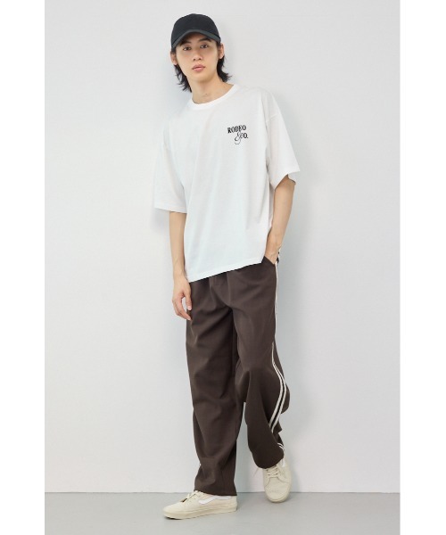 RODEO CROWNS WIDE BOWL(ロデオクラウンズワイドボウル)の「DRYNE Tech トラックパンツ(その他パンツ・メンズ・ライトベージュ/ダークブラウン/ダークグリーン・MEDIUM/LARGE)」の7枚目の写真