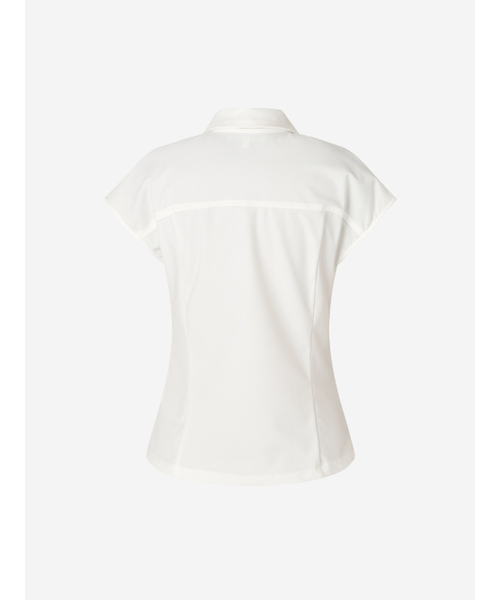 LORDLOAR(ロードロアル)の「キャップスリーブカラー半袖Tシャツ WHITE(Tシャツ/カットソー・レディース・その他・MEDIUM/SMALL/LARGE)」の3枚目の写真