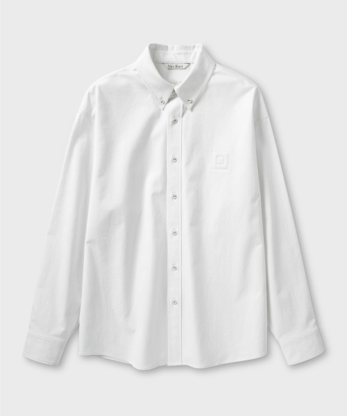 NONBLANK(ノンブランク)の「ブランクオックスフォードシャツ_ホワイト(シャツ/ブラウス・メンズ・ホワイト・LARGE/X-LARGE)」の1枚目の写真